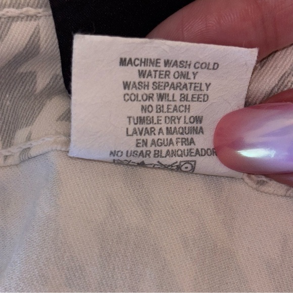 Flying Monkey | Gray Houndstooth Print Skinny Jeans | Size 5 | Made in USA - Picture 5 of 7